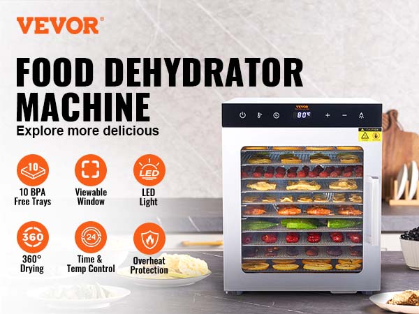 Viande bœuf machine à Jerky industriel Digital température réglable  nourriture électrique Sèche-linge machine à sécher les aliments  déshydratant - Chine Déshydratant alimentaire, sèche-linge