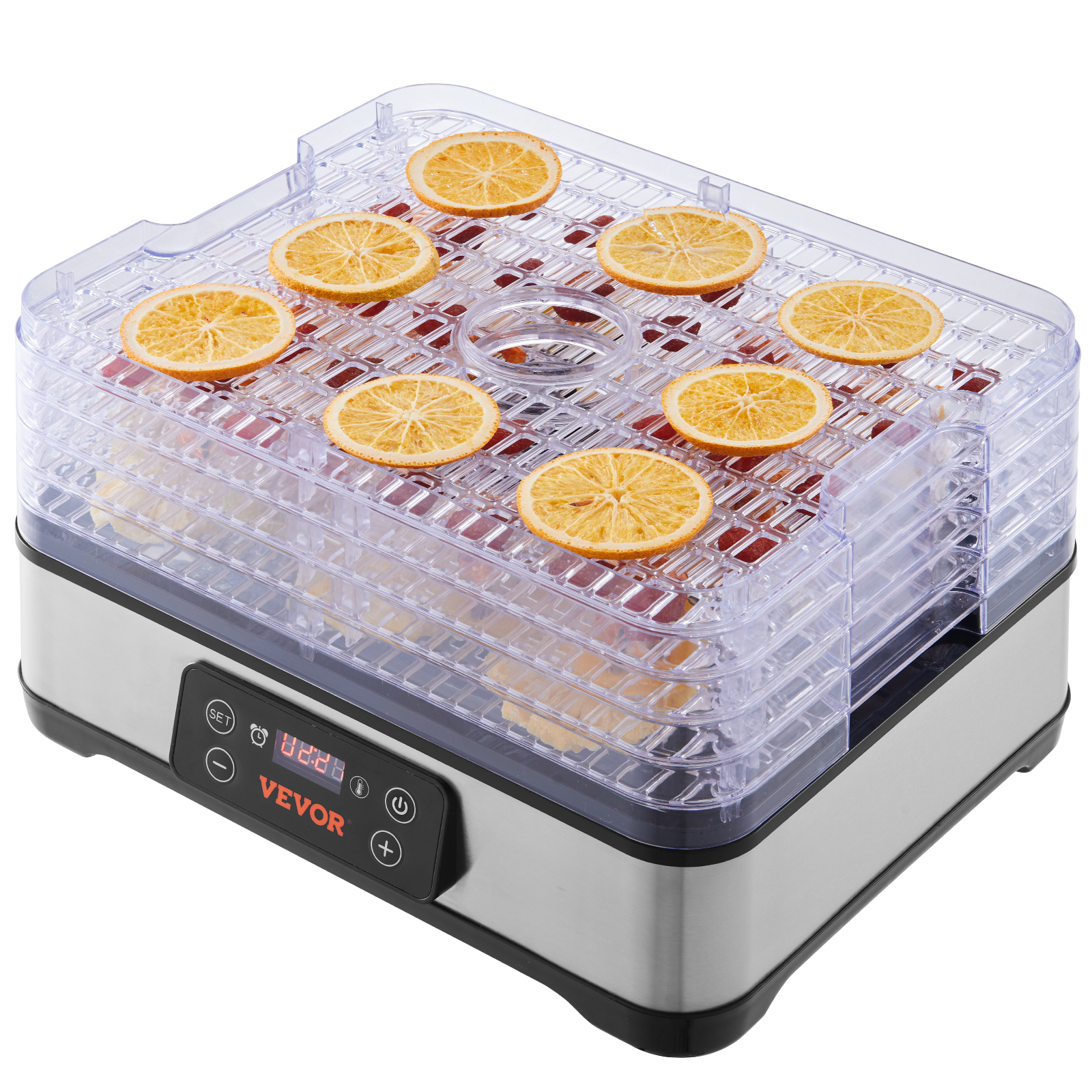 5/6/10/12 Trays Food Dehydrator Machine Fruit Jerky Drying Adjustable Time - Picture 49 of 92