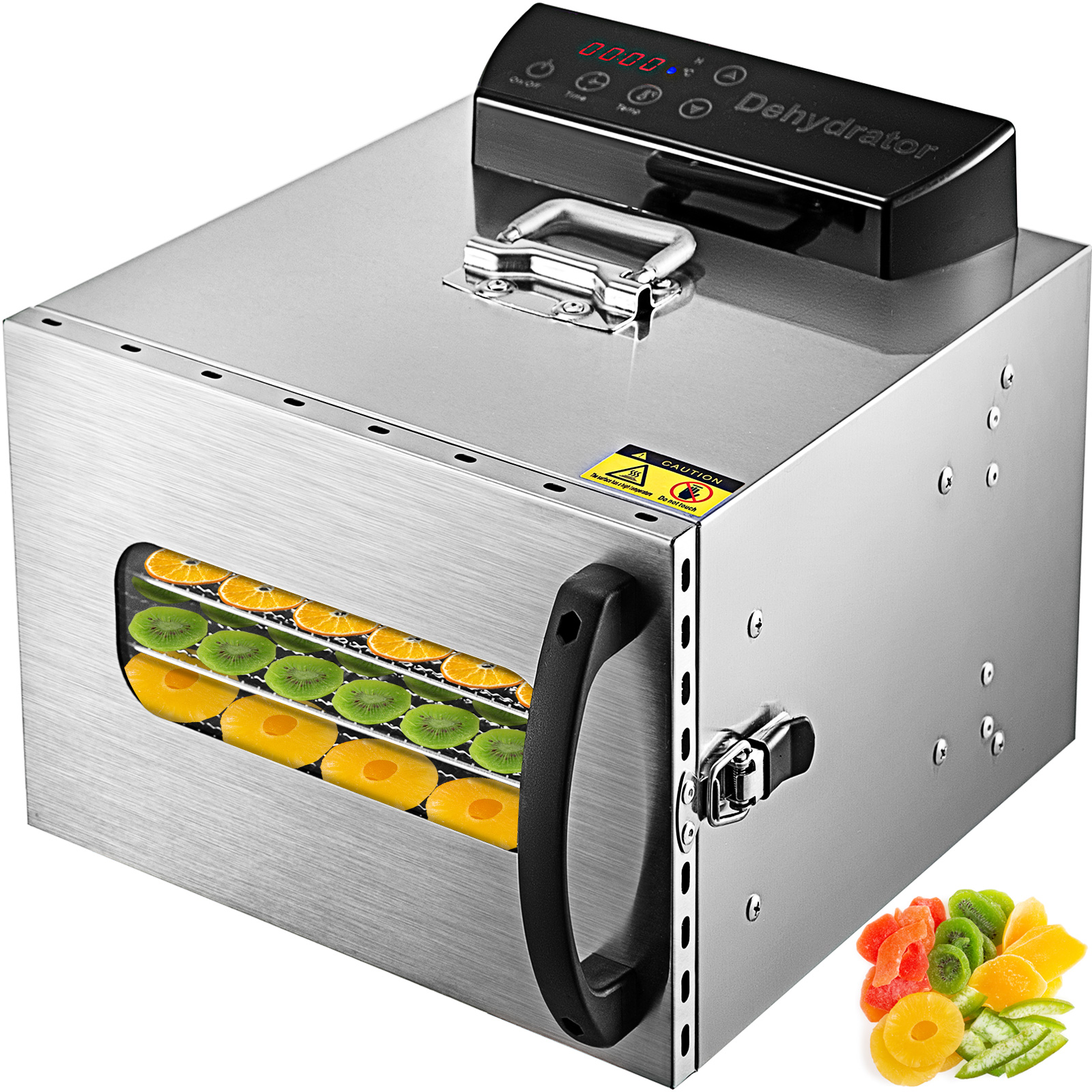 MINI Temperature Control Digital Food Dehydrator Vegetables Fruit Dryer  Household Meat Drying Machine With 5 Trays