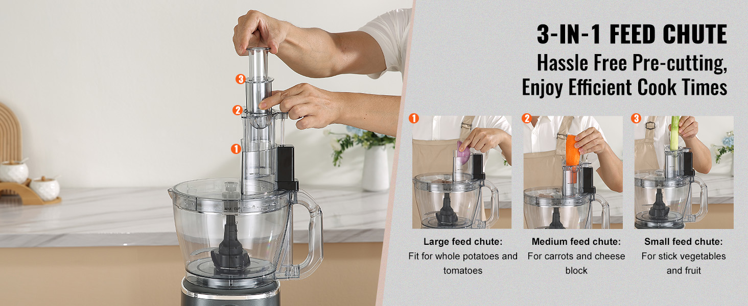 Food Processors - Food Processor Blender Combo, Electric Food Chopper,  Grinder for Meat, Multi Mixer Machine with Dough Blade 550W : :  Home
