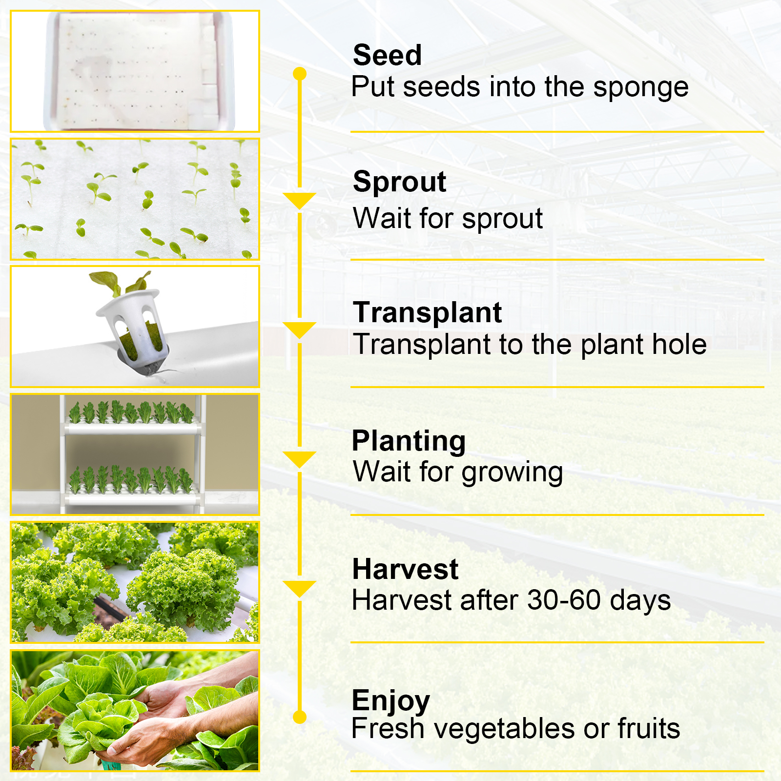 Vevor Hydroponics Growing System Sites Food Grade Pvc U Pipes