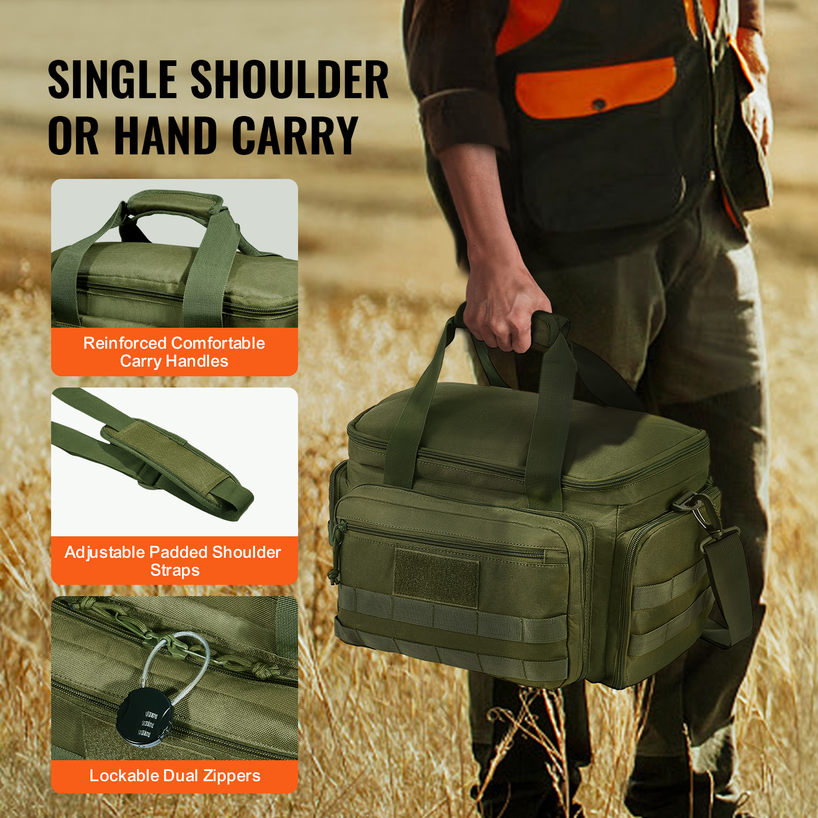 2 Gun Rifle Backpack Uimoso Tactical Range Backpack for 6/2/4/3 Pistol Gun Backpack Green ...
