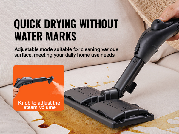 BLACK+DECKER 1300W Electric Steam Mop With 10 Attachments