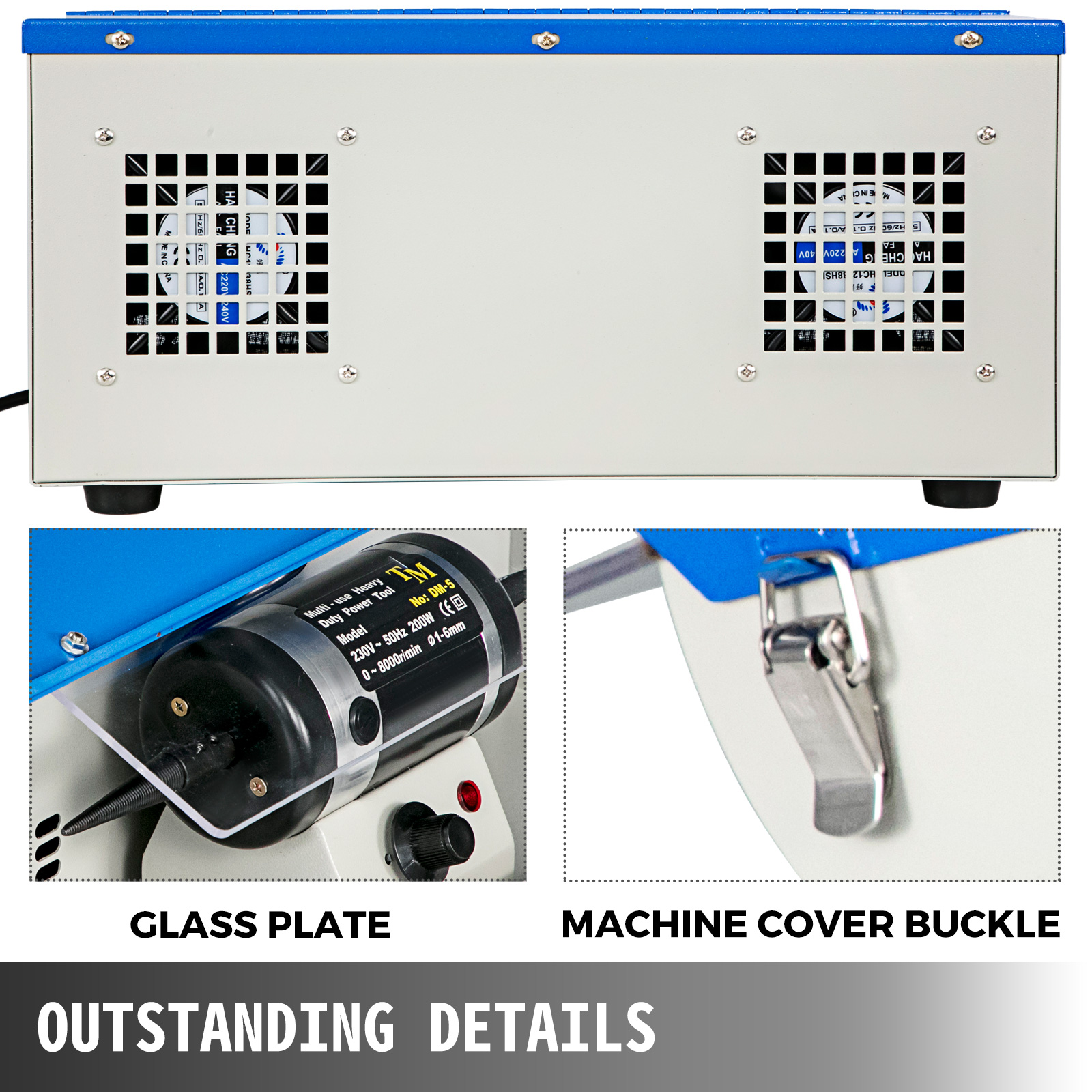 VEVOR Jewelry Polishing Machine Buffing Machine Benchtop 220V Jewelry Buffer VEVOR AU