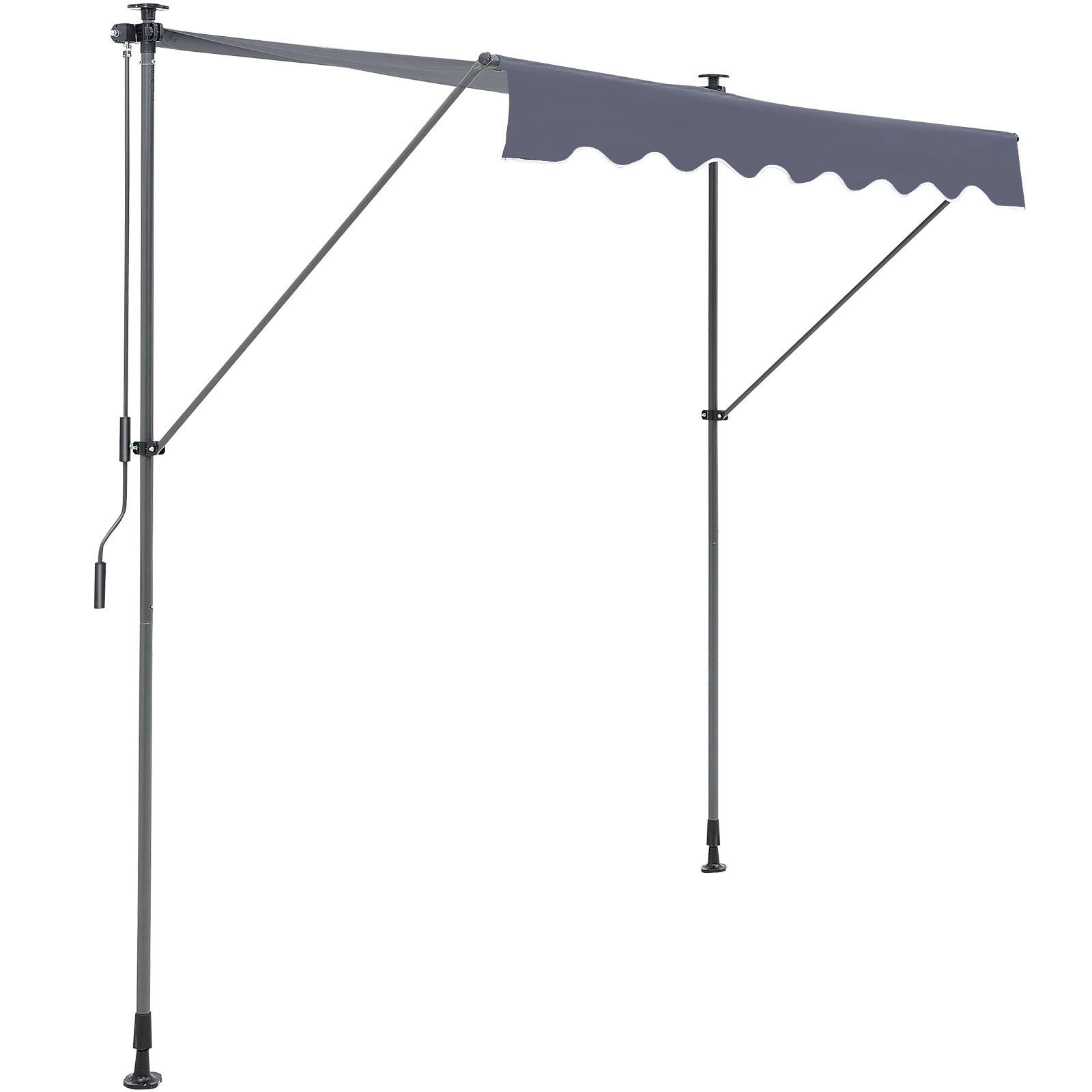 VEVOR Patio Awning Retractable 6.5/9.8/13/12/8/10'x3.9/8/10/7' Awning Sunshade - Picture 24 of 74