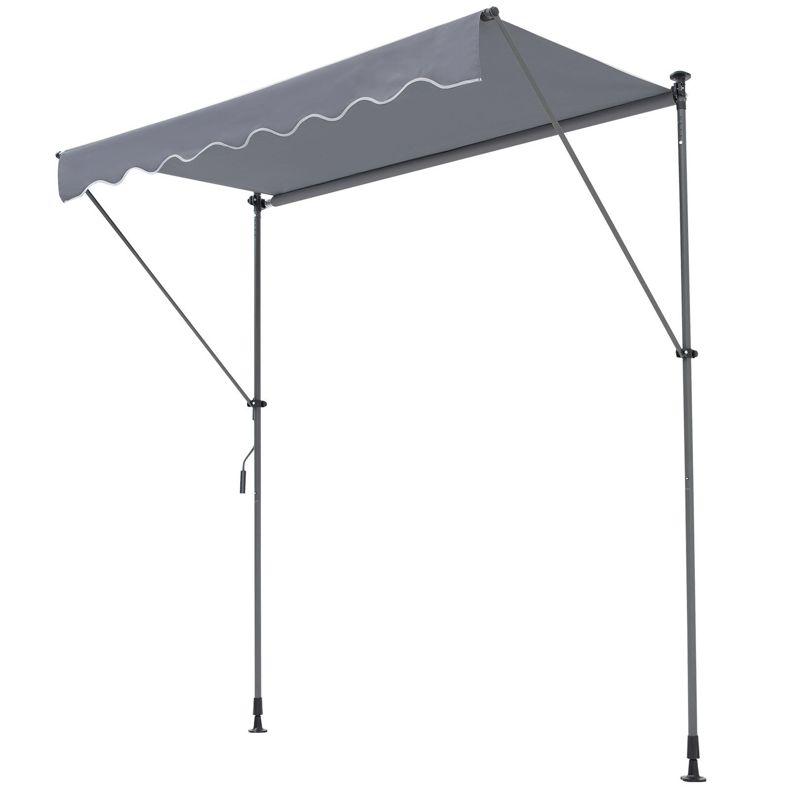 VEVOR Patio Awning Retractable 6.5/9.8/13/12/8/10'x3.9/8/10/7' Awning Sunshade - Picture 13 of 74