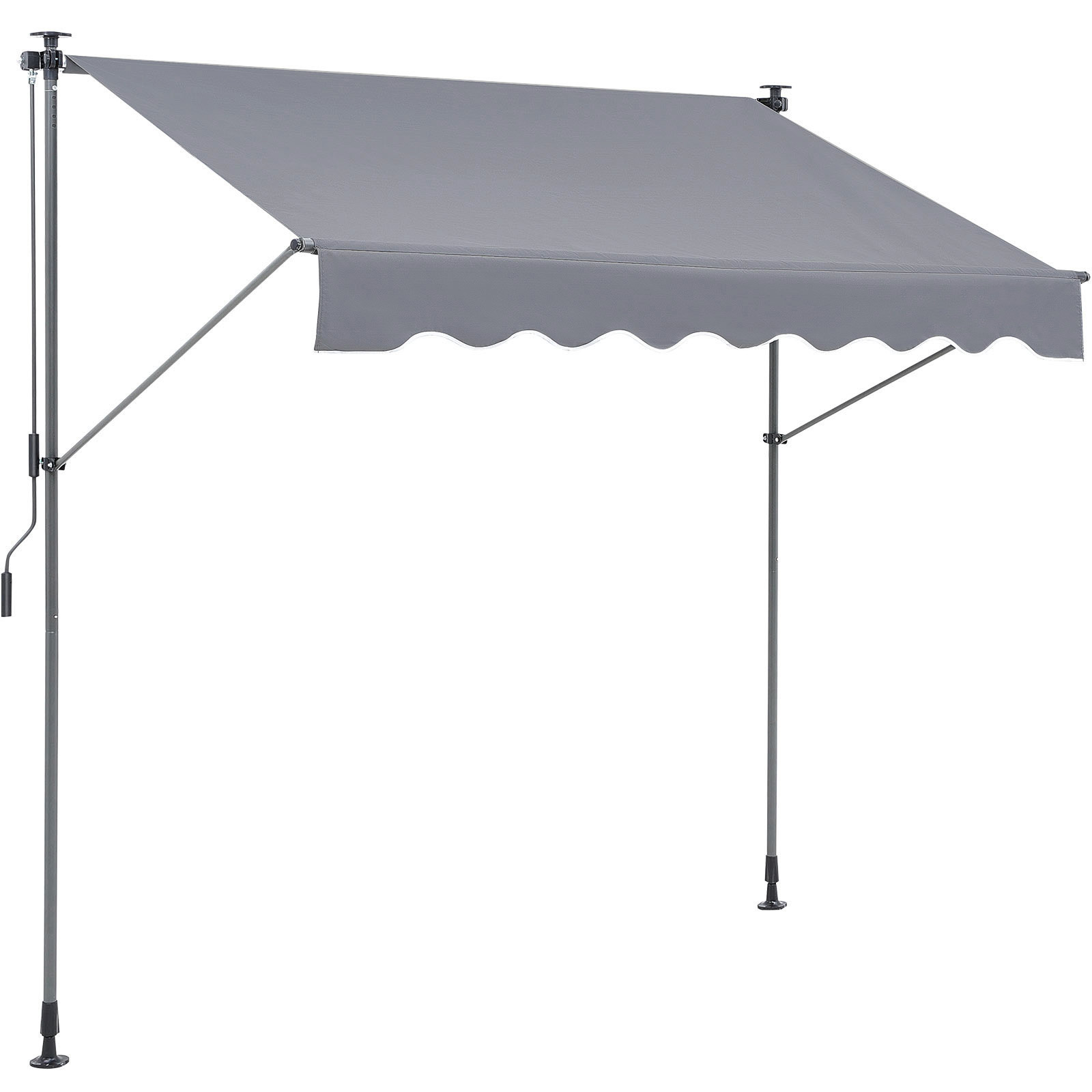 VEVOR Patio Awning Retractable 6.5/9.8/13/12/8/10'x3.9/8/10/7' Awning Sunshade - Picture 14 of 74