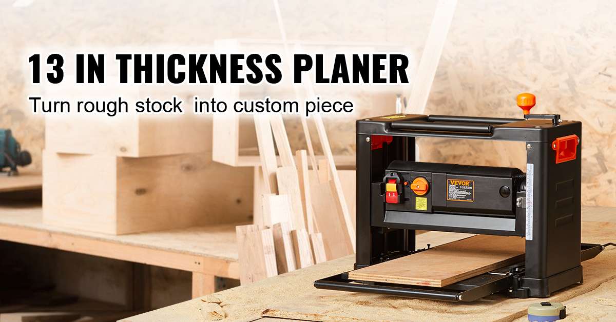 Dickenhobel Hobelmaschine Hobel Hobelbreite 33Cm 23500 U/Min Dreimesser Thickness Planer A100 1.8