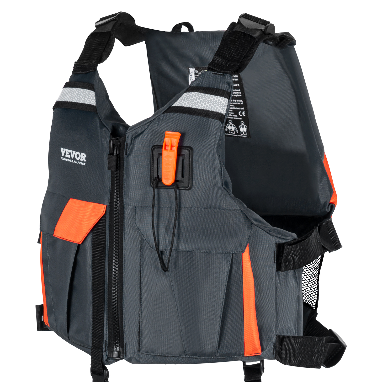 VEVOR Watersports Life Vest PFD 110N Buoyancy Life Jacket for Men & Women S-XL - Picture 15 of 50