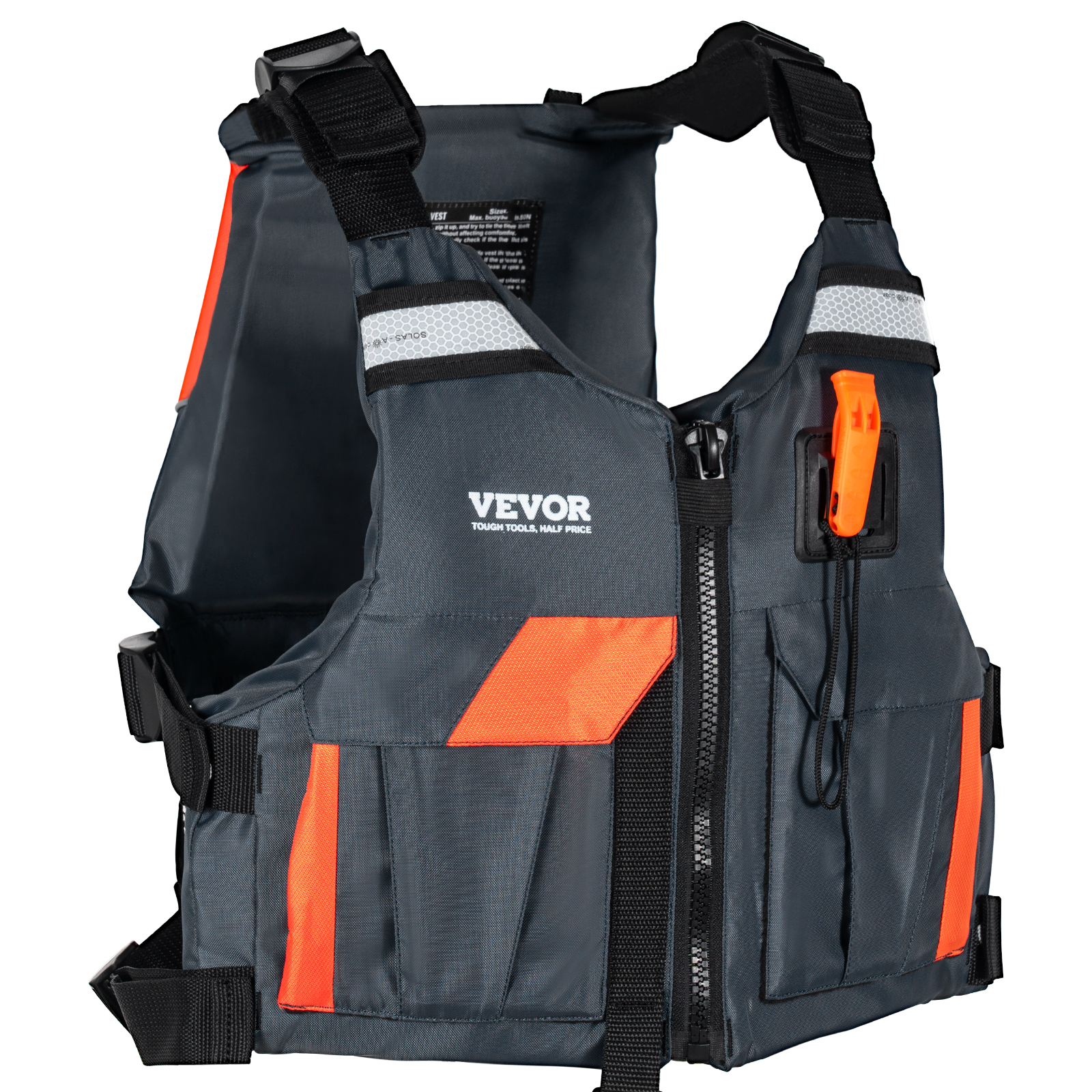 VEVOR Watersports Life Vest PFD 110N Buoyancy Life Jacket for Men & Women S-XL - Picture 49 of 50