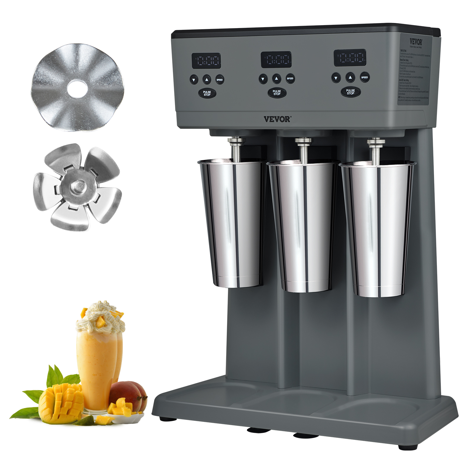 Milkshake Maker Mixer Machine 3 Types Stainless Steel Drink 