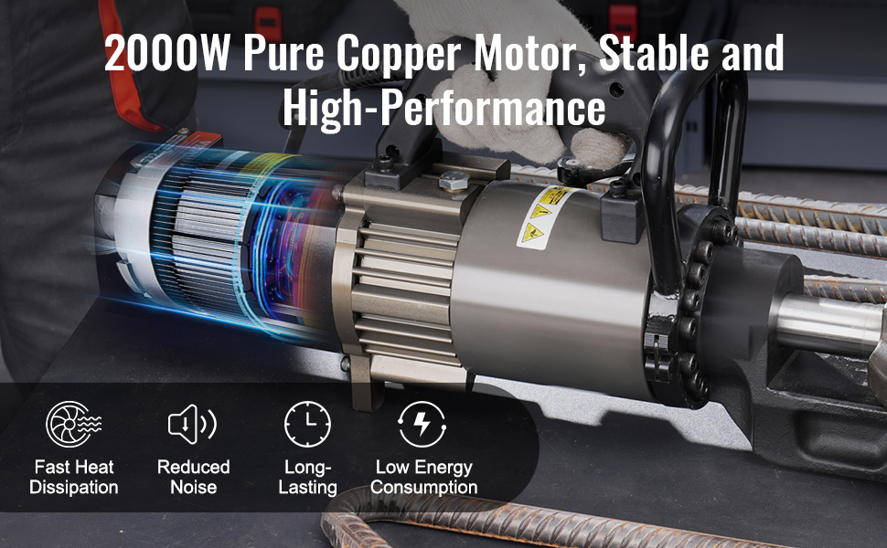 VEVOR Elektrischer Bewehrungsbieger - Der Power-Bieger Für Baustellen