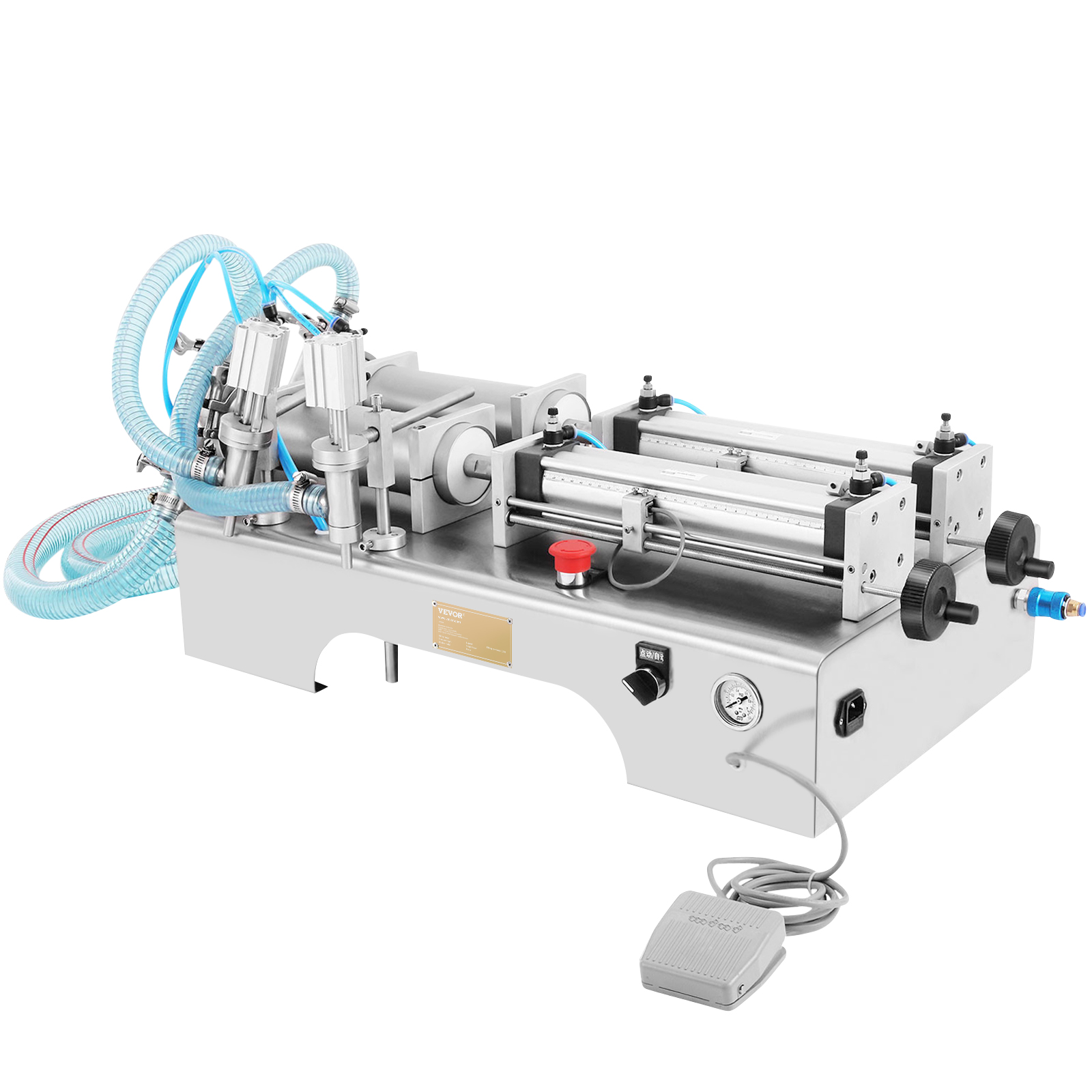 A03 mini machine de remplissage pneumatique en acier inoxydable pâte  alimentaire crème distributeur de matériel d'emballage liquide