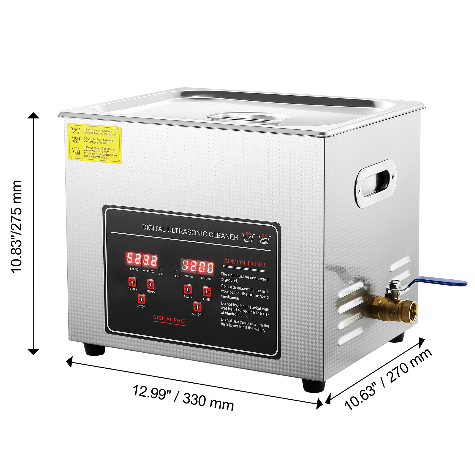 Ultrasonic Cleaner with Timer Heating Machine Digital Sonic Cleaner SUS304 - Picture 53 of 117