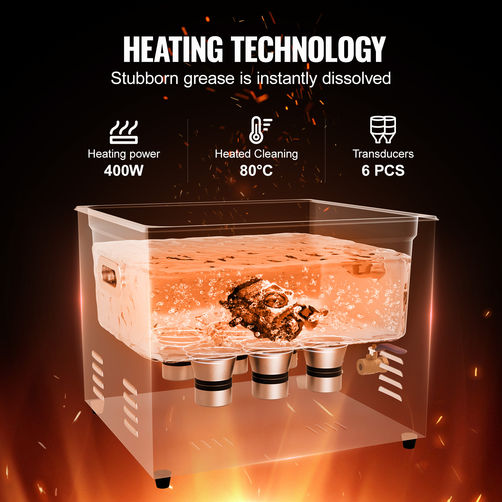 Ultrasonic Cleaner with Timer Heating Machine Digital Sonic Cleaner SUS304 - Picture 96 of 117