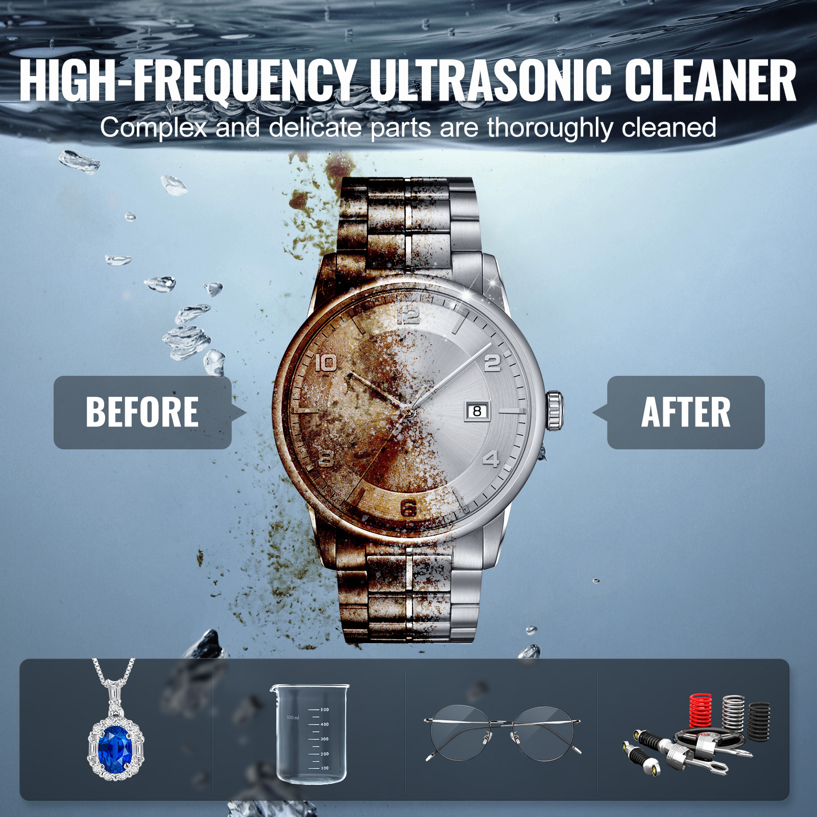 Ultrasonic Cleaner with Timer Heating Machine Digital Sonic Cleaner SUS304 - Picture 99 of 117