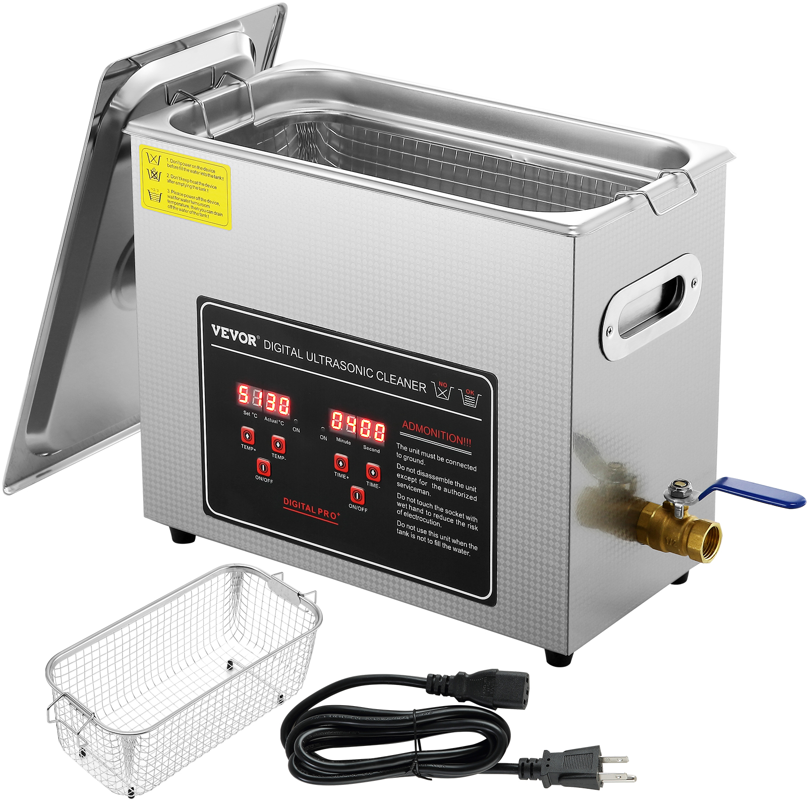 ultrasonic cleaner,6L,Stainless Steel