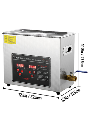 Nettoyeur à ultrasons 6 L avec chauffage USR6 E - D61026 - Petit  électroménager