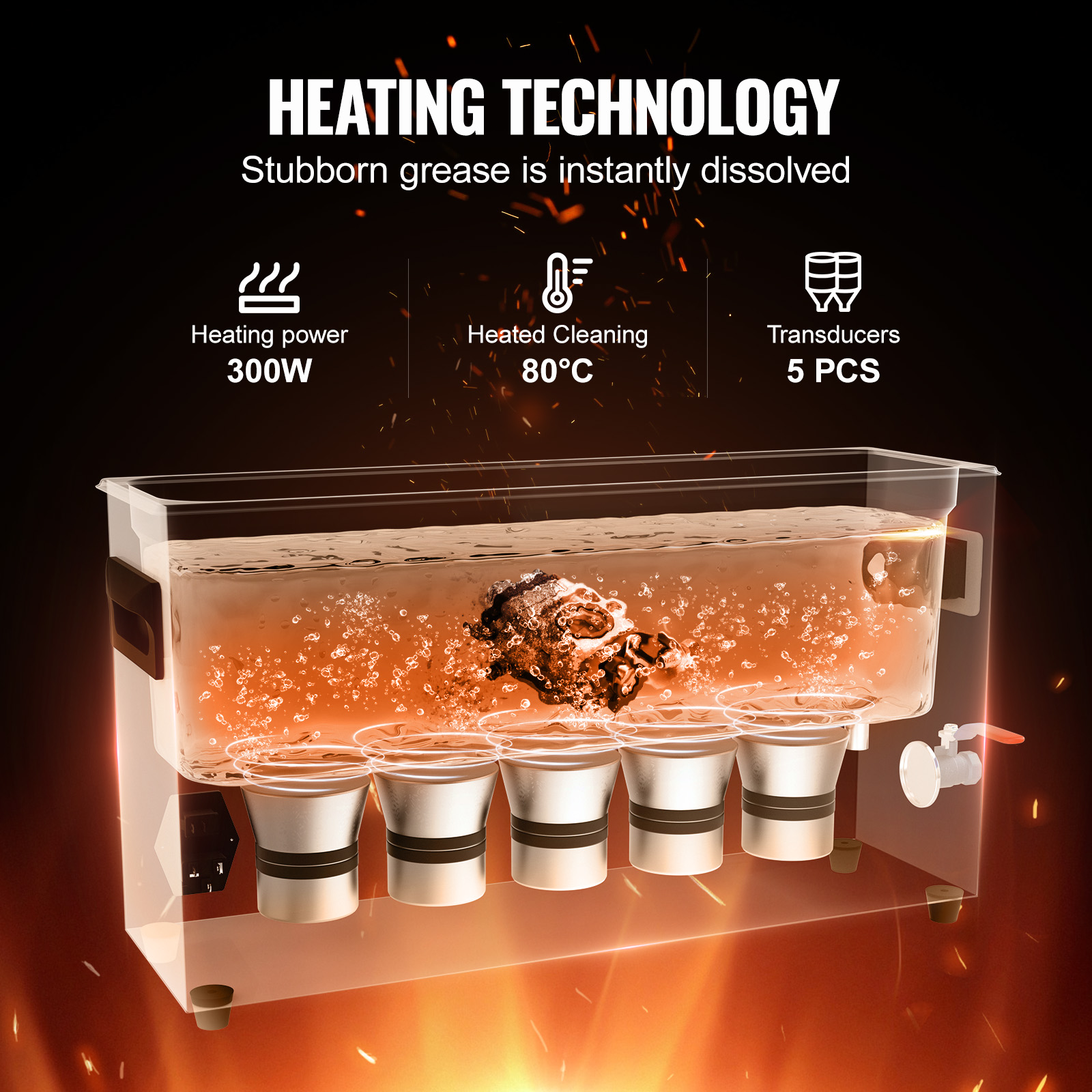 Ultrasonic Cleaner with Timer Heating Machine Digital Sonic Cleaner SUS304 - Picture 109 of 117