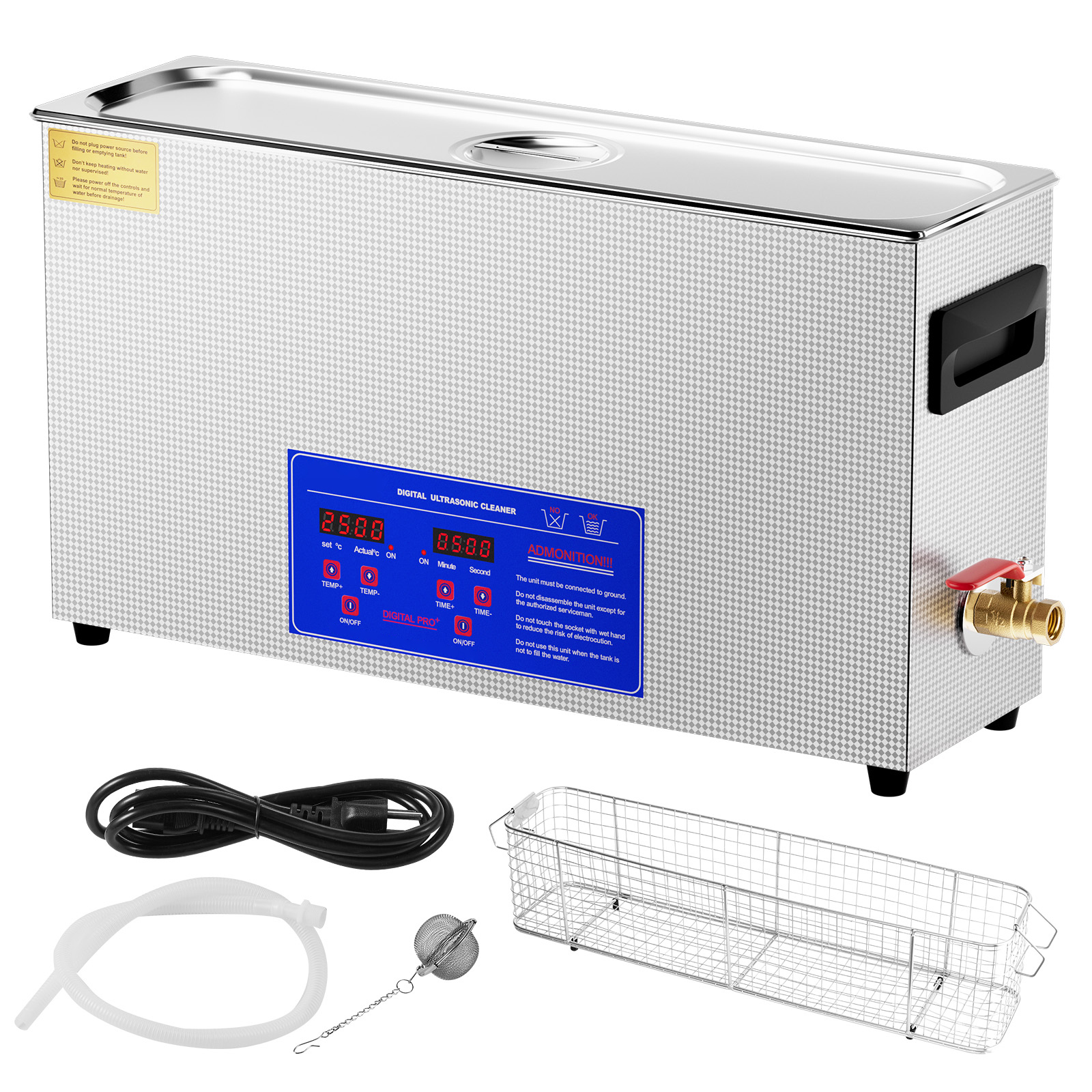 Ultrasonic Cleaner with Timer Heating Machine Digital Sonic Cleaner SUS304 - Picture 117 of 117