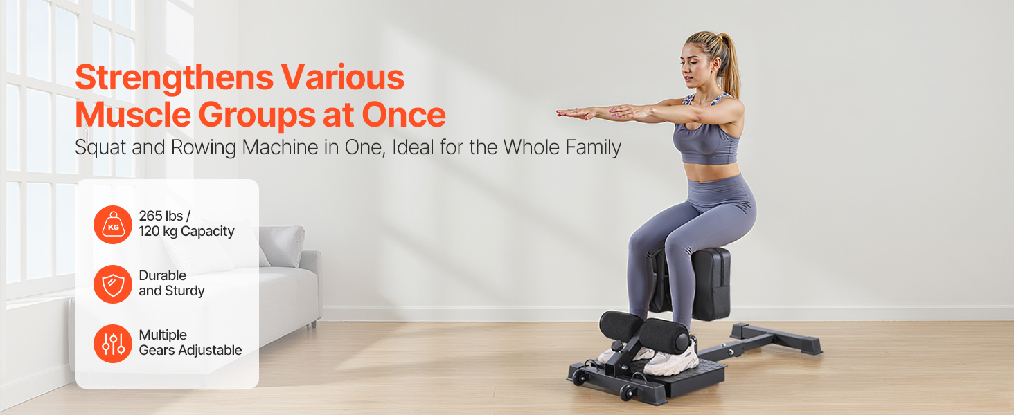 DoneMore® - sissy squat - buikspiertrainer - 3-in-1 - verstelbaar