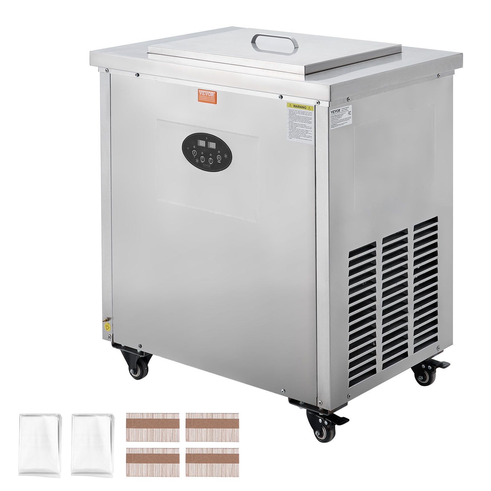 Commercial Popsicle Machine 40/52/120 PCS Moulds Ice Pops Lolly Maker - Picture 39 of 62