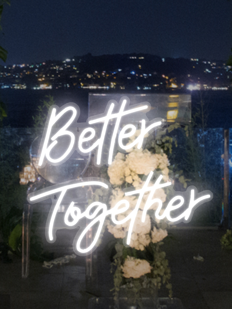 Better Together bord display