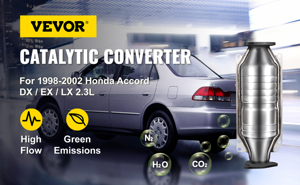 Catalytic converter,Honda Accord,1998-2002