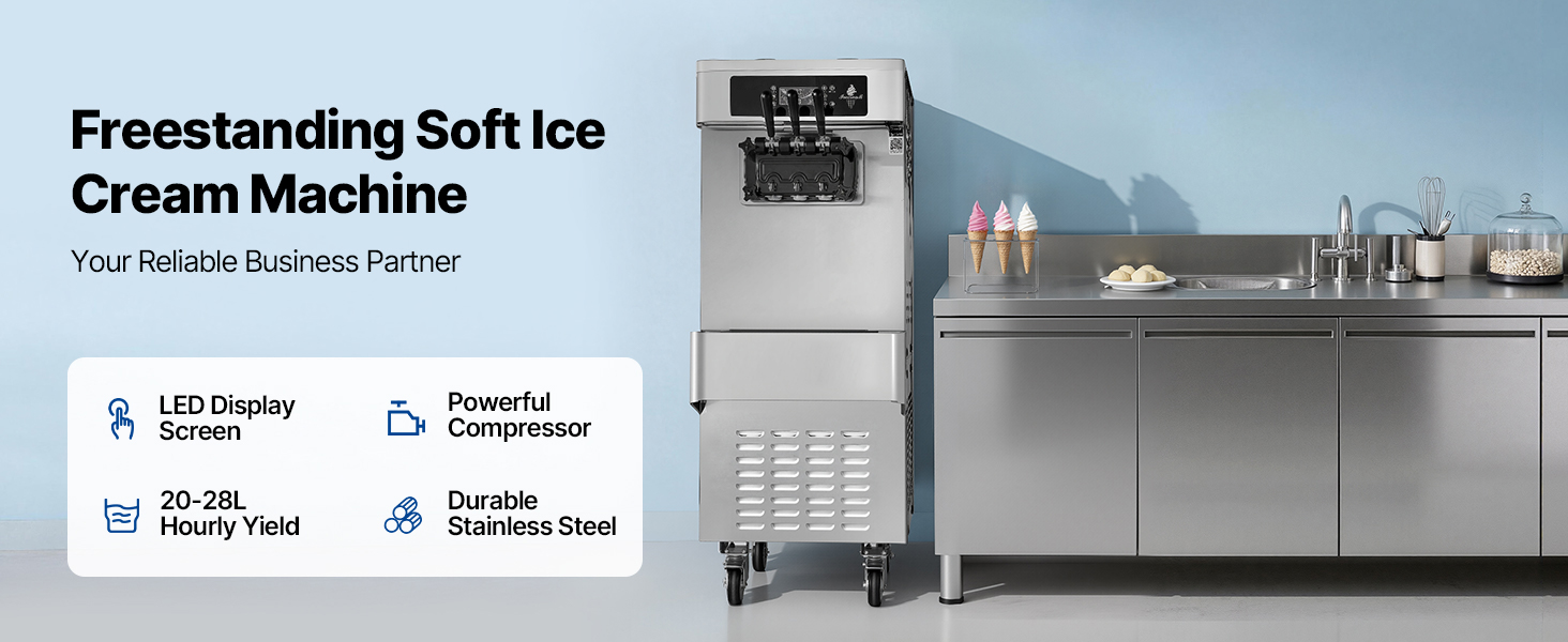 Commercial Ice Cream Machine A100 1.4w