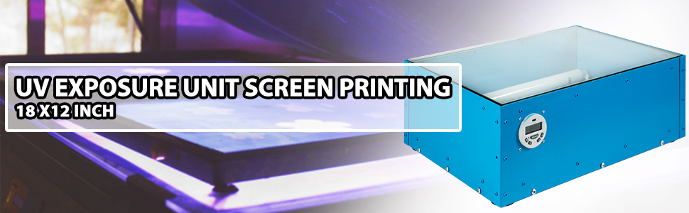 VEVOR Exposure Unit 18x12 inch UV Exposure Unit Screen Printing 60W ...