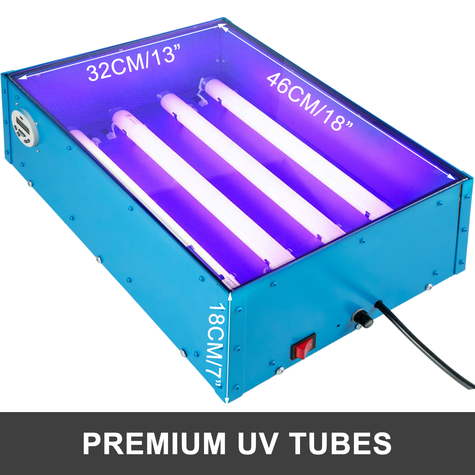 VEVOR Exposure Unit 18x12 inch UV Exposure Unit Screen Printing 60W