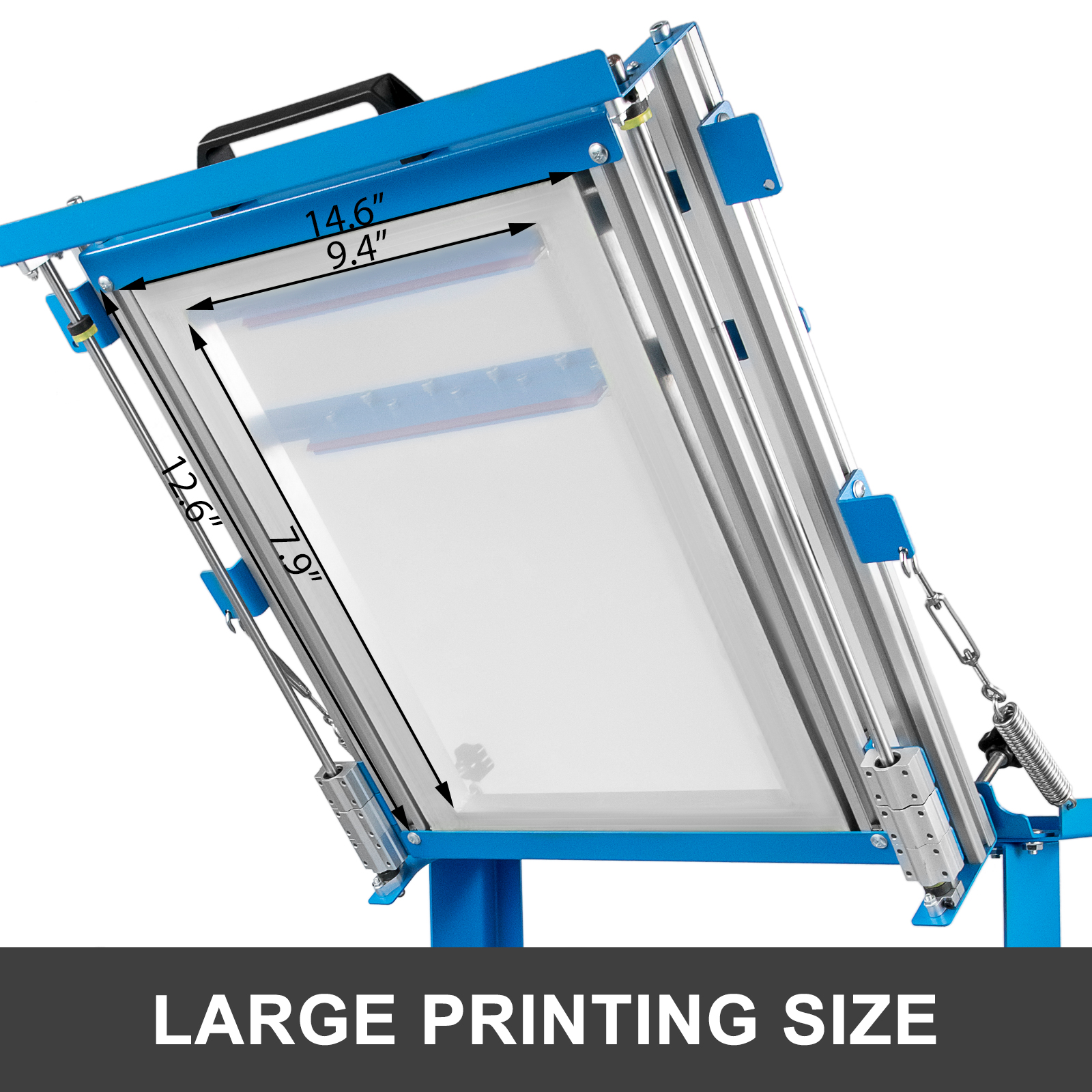 Siebdruckmaschine Textildruck 200x100mm Siebdruck Single Rotary Stahlplatte 