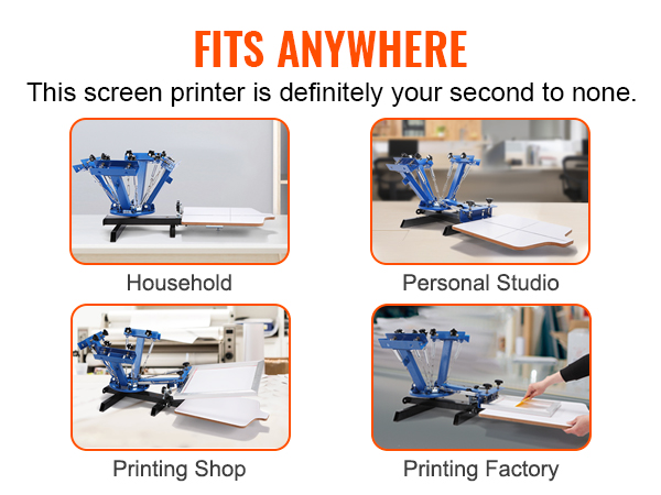 1 Station Silk Screen Printing Machine / DIY T-Shirt Press Printer