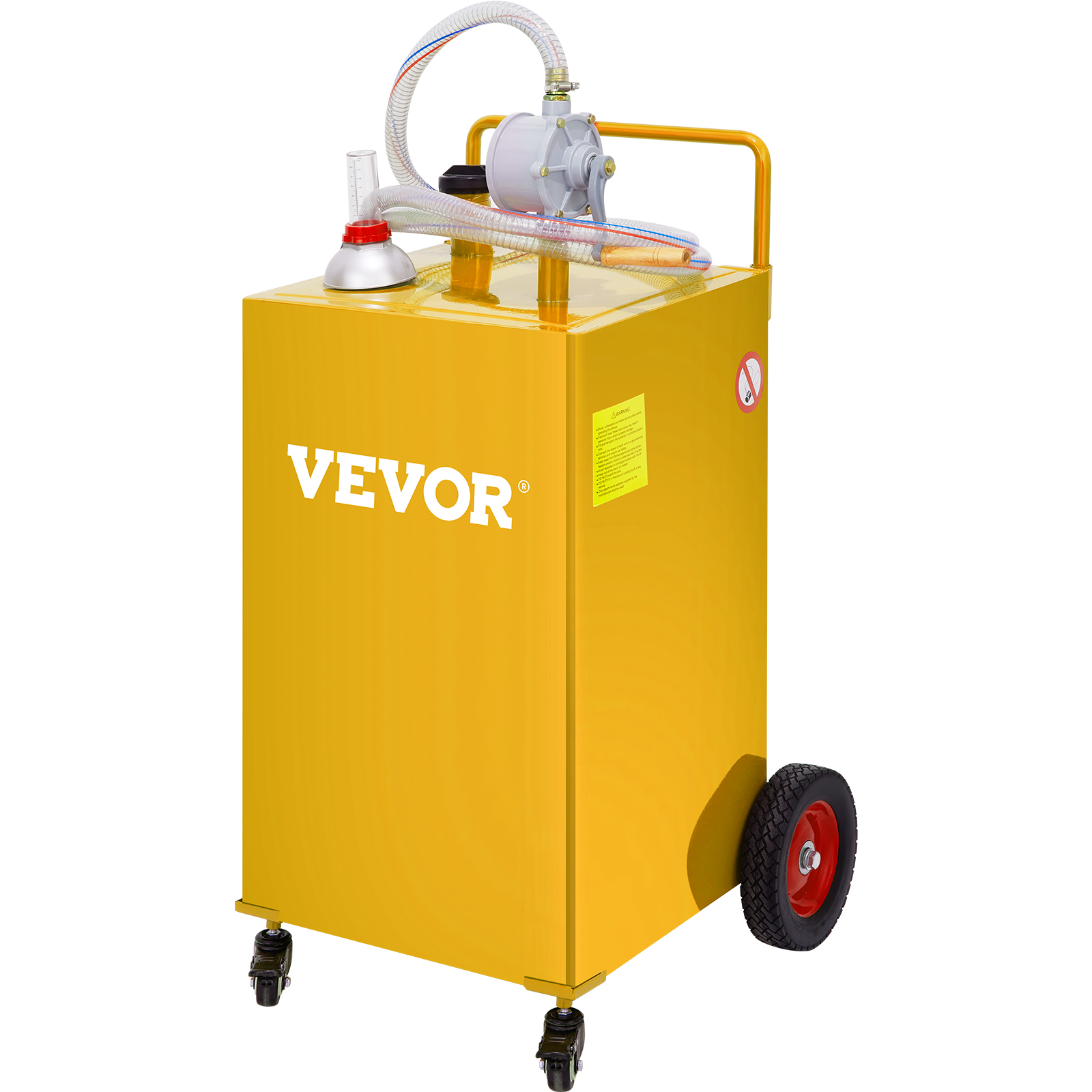 VEVOR Portable Diesel Tank, 58 Gallon Capacity & 10 GPM Flow Rate, Diesel  Fuel Tank with 12V Electric Transfer Pump and 13.1ft Rubber Hose, PE Diesel  Transfer Tank for Easy Fuel Transportation,Gary