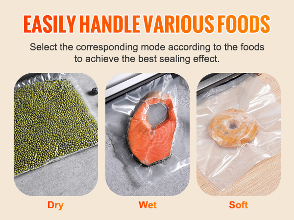 Qué se puede sellar al vacío? Consejos de seguridad para envasar alimentos  al vacío - VEVOR Blog