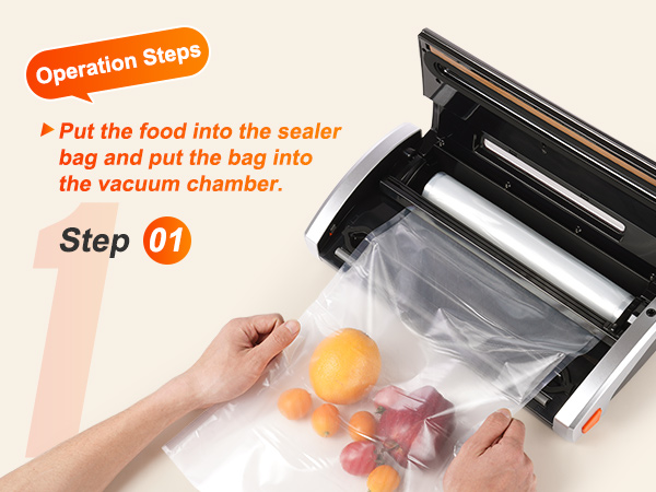 Vacuum Sealer Machine Full Automatic Food Sealer (95Kpa) vacuum sealers bags  for food Air Sealing System