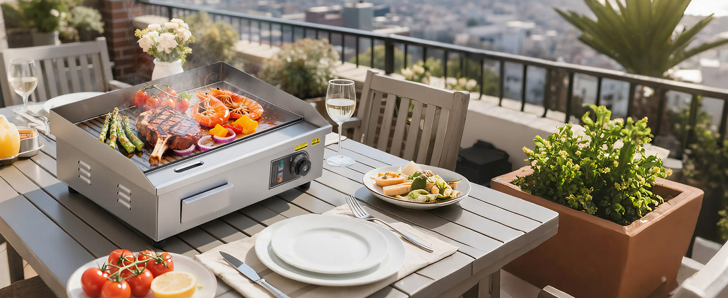 Uimoso Elektrische Tischgrillplat Electric Griddle A100 1.20w