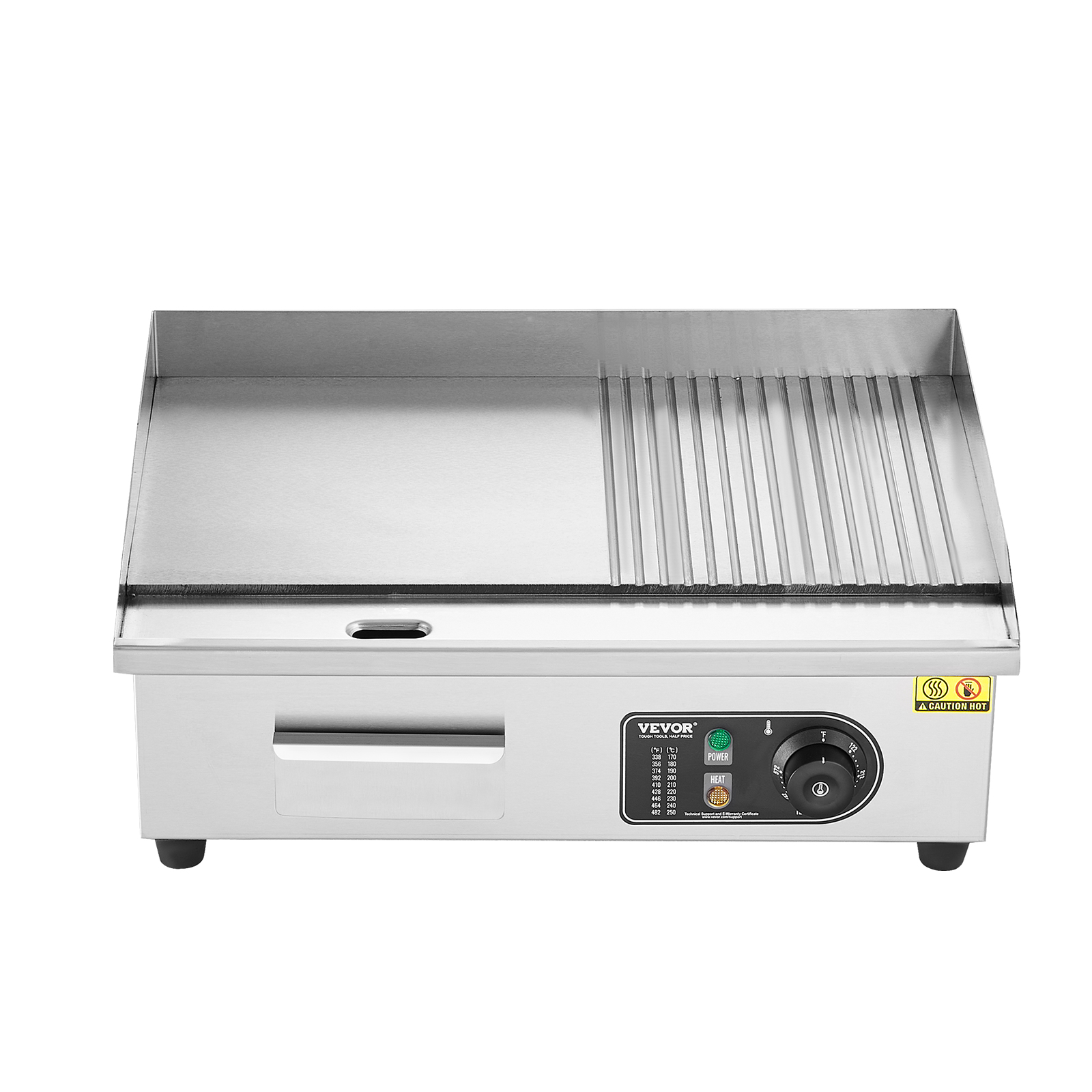 VEVOR Commercial Electric Griddle Countertop Griddle Grill 14"-30"Flat Top Grill