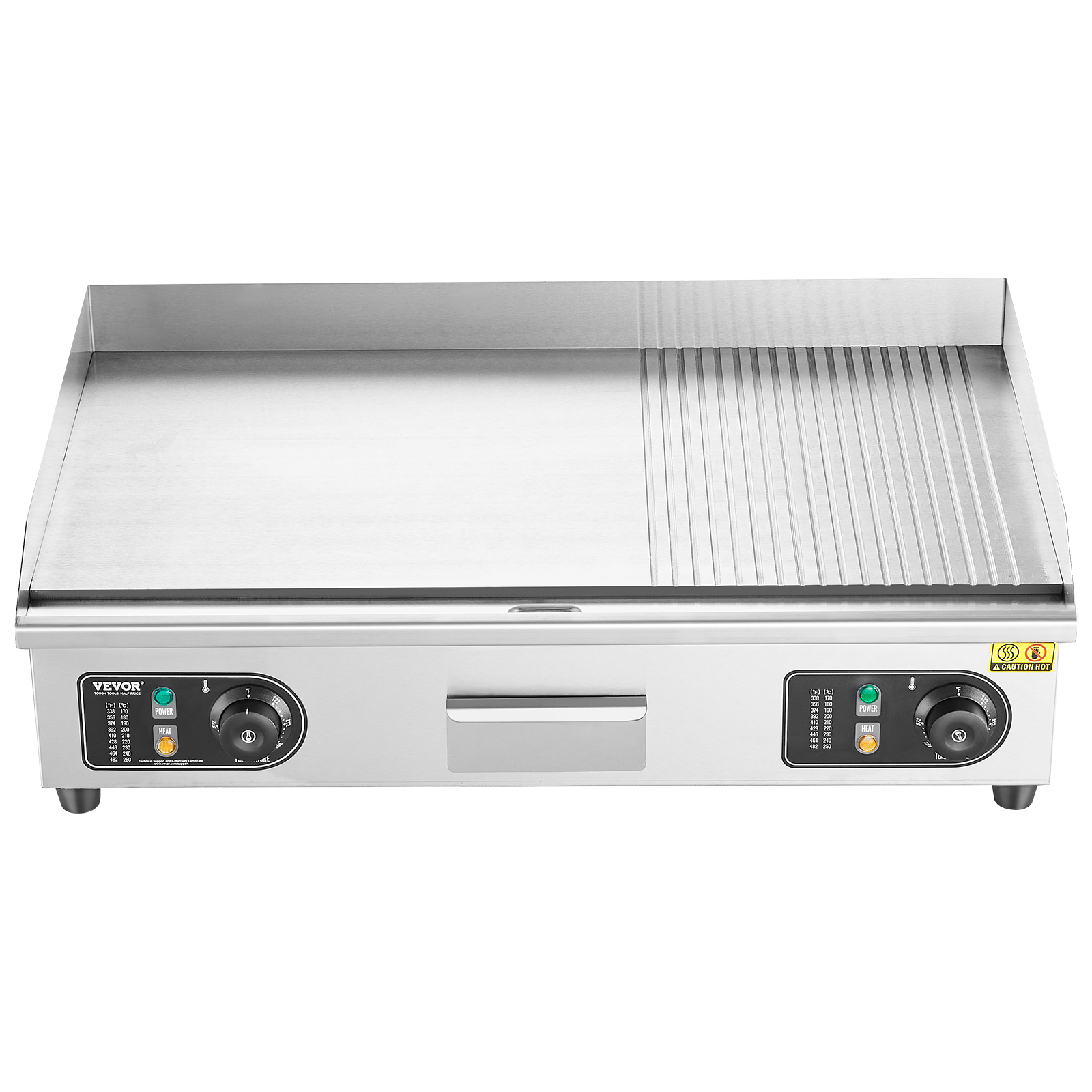 VEVOR Commercial Electric Griddle Countertop Griddle Grill 14"-30"Flat Top Grill