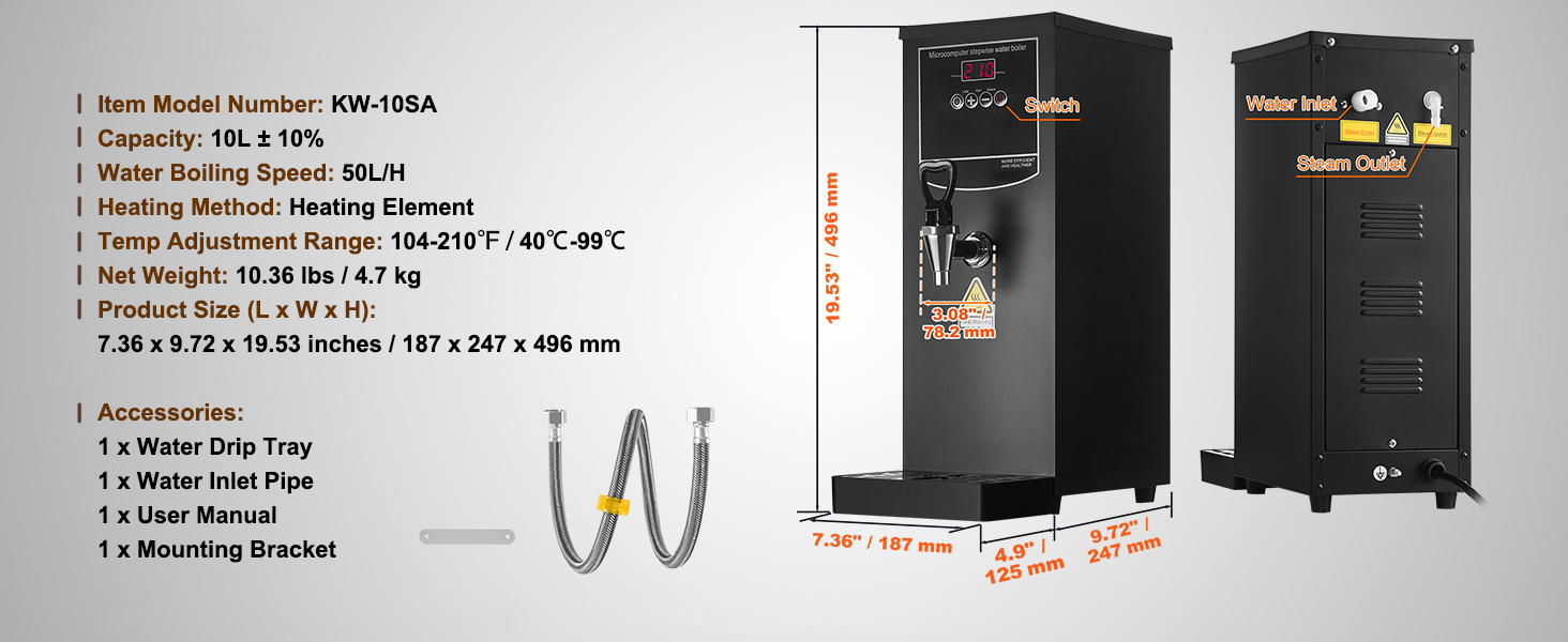 Commercial Water Boiler A100 1.11w