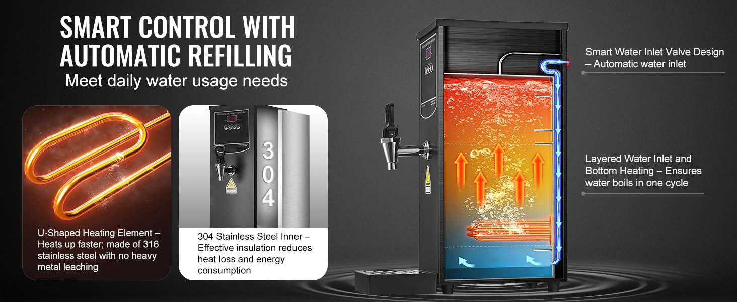 Commercial Water Boiler A100 2.3w