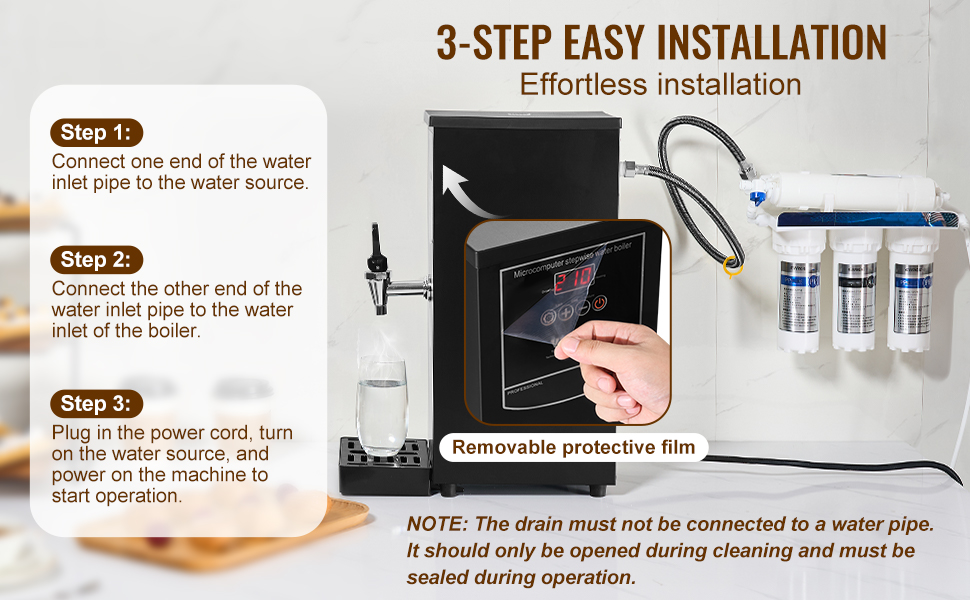 Commercial Water Boiler A100 2.5 Pt