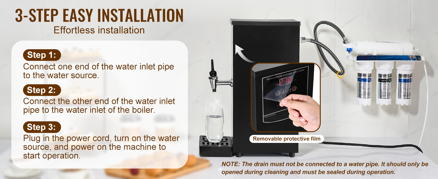 Commercial Water Boiler A100 2.5w
