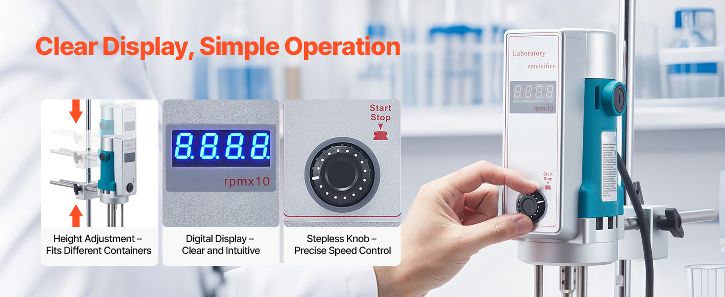 adjustable clamp and control display