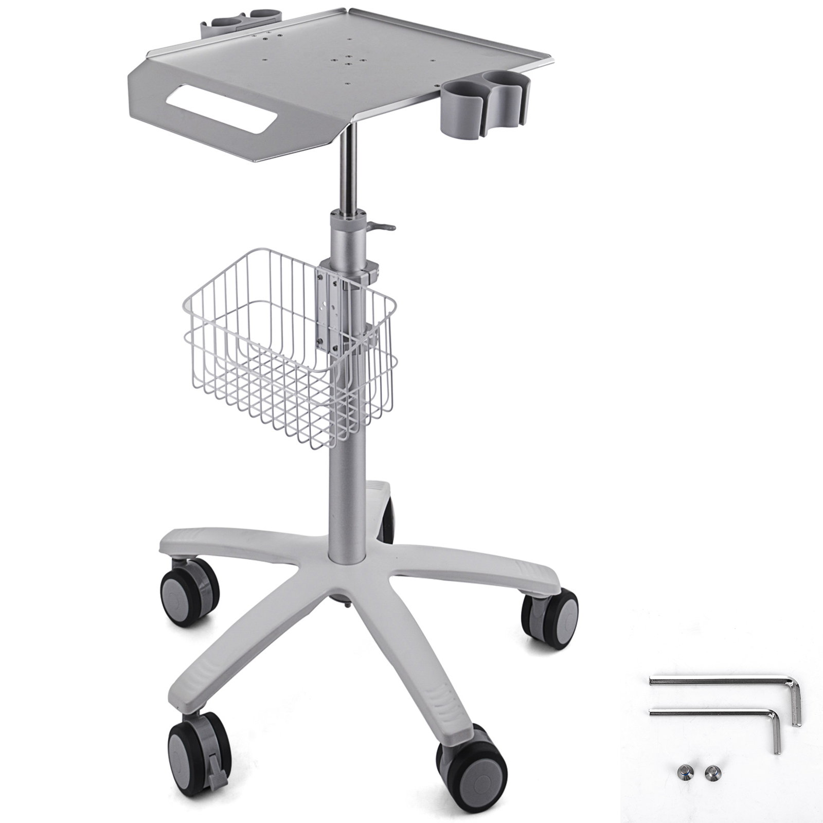 2-Layer, Stainless Steel, Lab Cart
