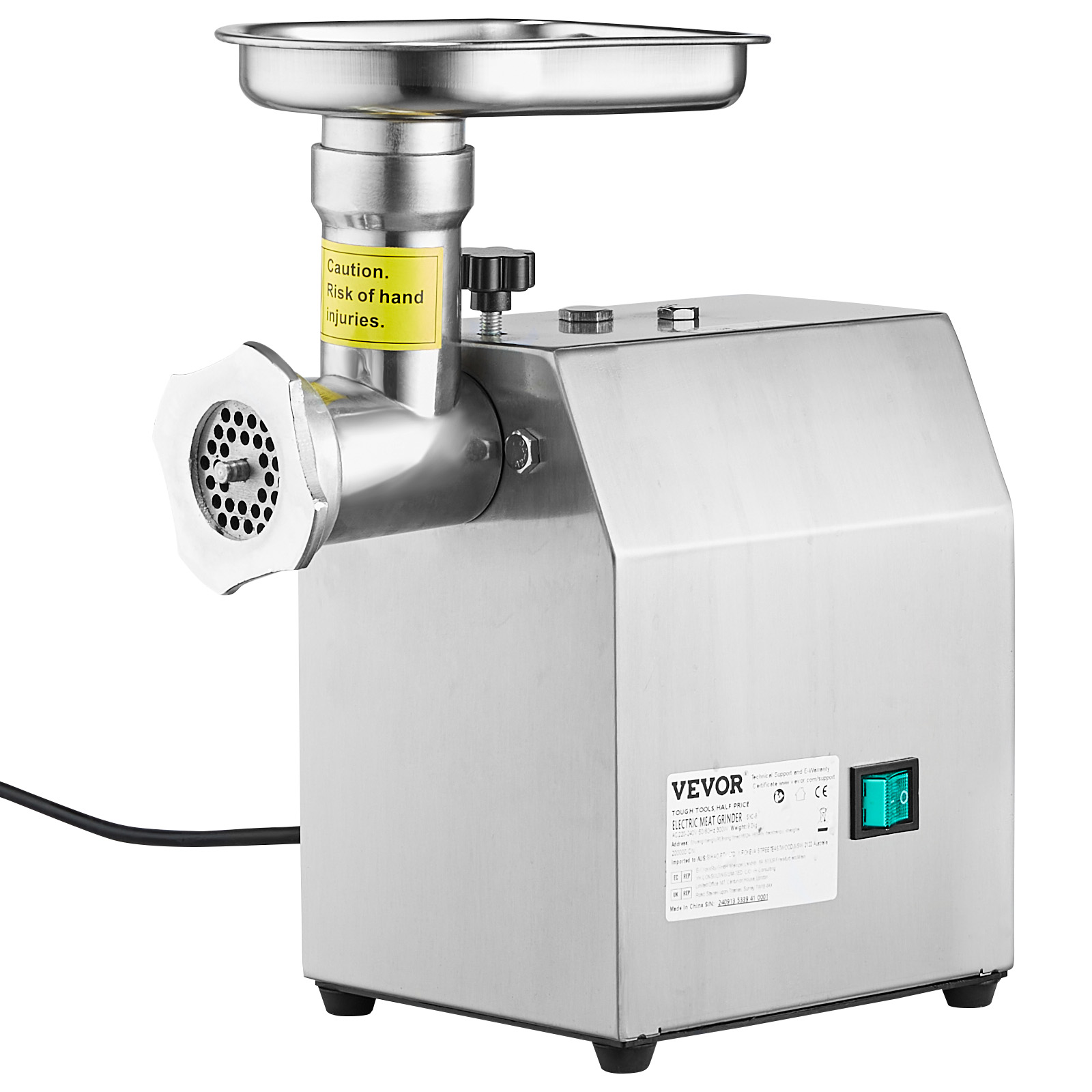 VEVOR Commercial Electric Meat Grinder 5-21Lbs/Min Sausage Stuffer Maker Kitchen - Picture 72 of 98