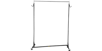 VEVOR Z Rack, Industrial Grade Z Base Garment Rack, Height Adjustable Rolling Z Garment Rack, Sturdy Steel Z Base Clothing Rack w/Lockable Casters for Home Clothing Store Display Commercial Use Black