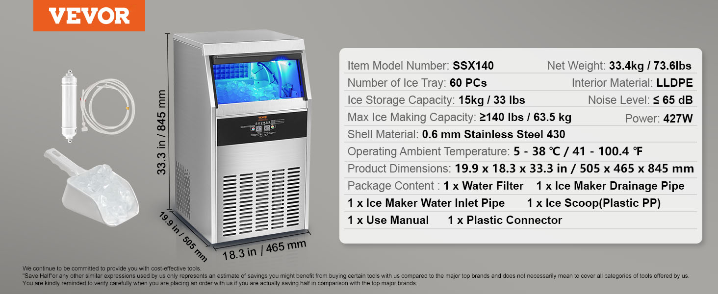 commercial ice machine a100 1.11