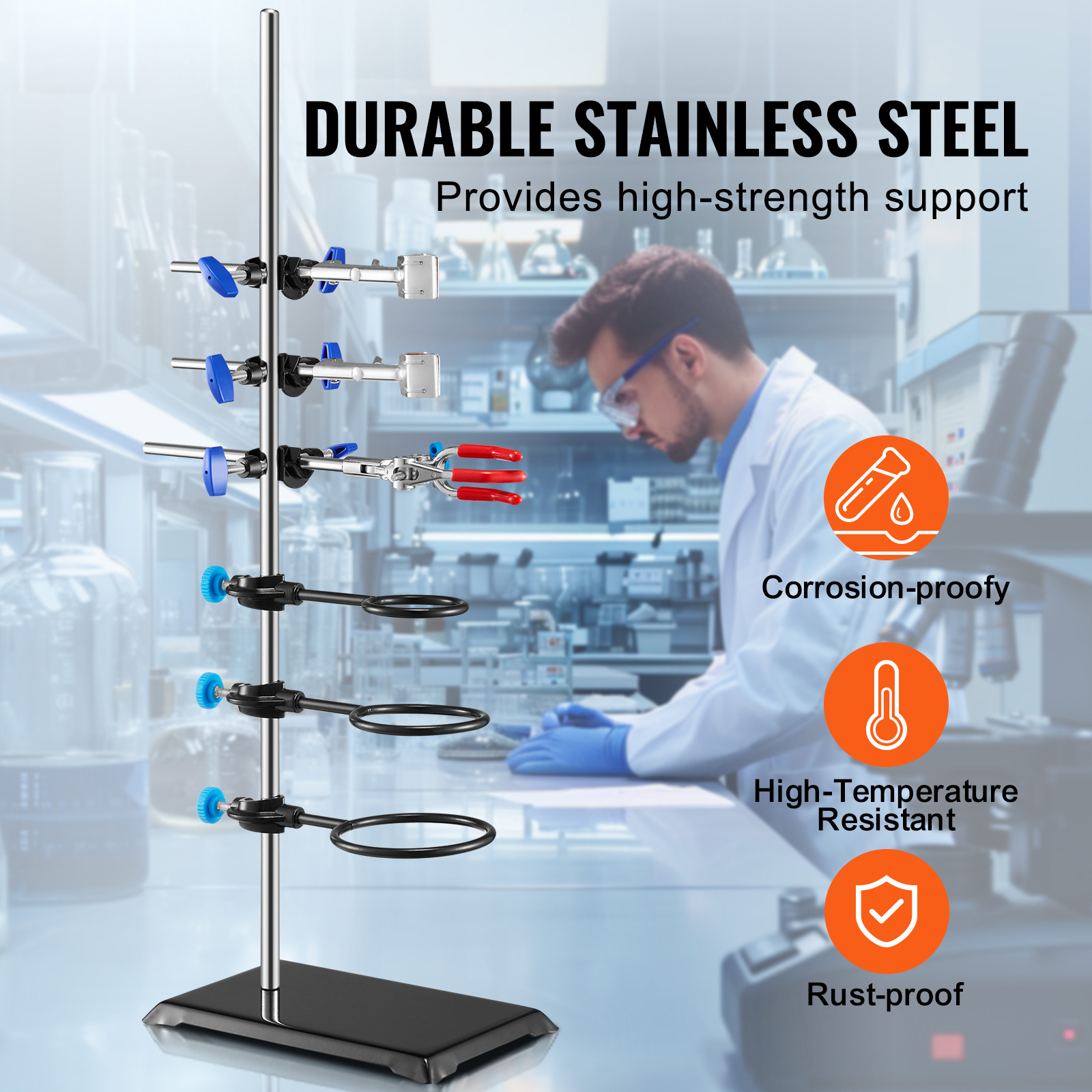 Lab Stand Support Laboratory Retort Support Stand 23.6