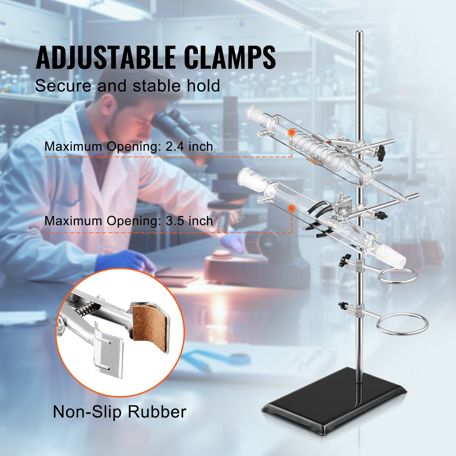 Lab Stand Support Laboratory Retort Support Stand 23.6